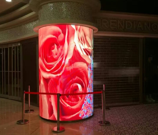 Creative round LED display customization