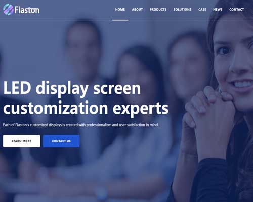 LED Display Manufacturer Fiaston's New Website 