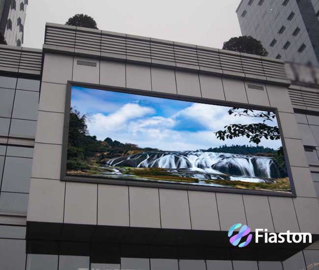 Inlaid outdoor LED display