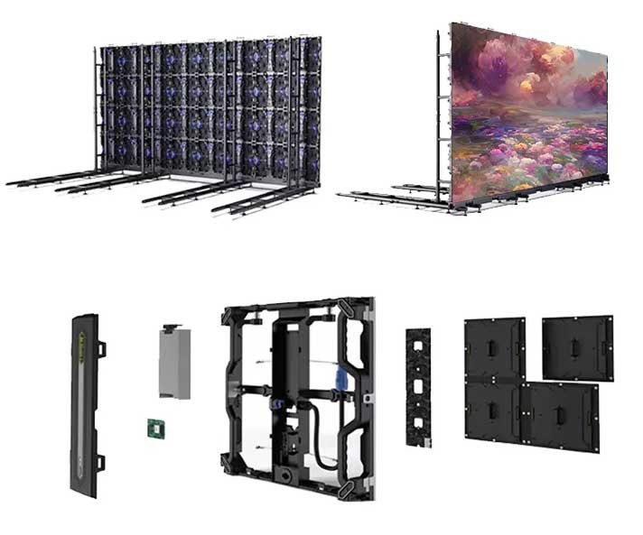 Stage and concert LED display screen module